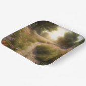 野草地の未舗装の道 ペーパープレート (傾斜あり)