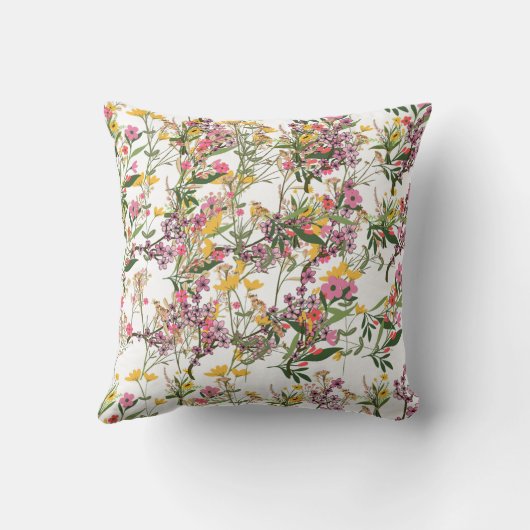 野草枕 クッション (裏面)