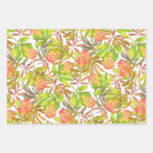 野草植物性プロテアラッピング紙シート ラッピングペーパーシート (正面2)