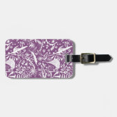 野草植物梅紫パーソナライズされた ラゲッジタグ (正面横)