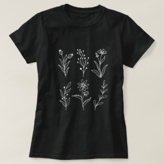 野草植物葉 Tシャツ