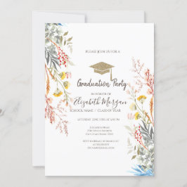 野草牧草乾燥卒業 招待状