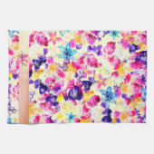 野草牧草地みすぼらしい花 キッチンタオル (横)