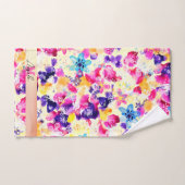 野草牧草地みすぼらしい花 バスタオルセット (ハンドタオル)