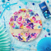 野草牧草地みすぼらしい花 ペーパープレート (パーティー)