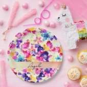 野草牧草地みすぼらしい花 ペーパープレート (パーティー)