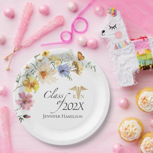 野草看護学校 | 卒業クラス ペーパープレート (パーティー)