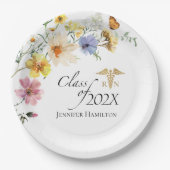 野草看護学校 | 卒業クラス ペーパープレート (正面)