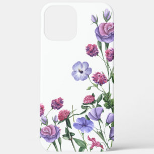 野草花カラフル園花 iPhone 12 PRO MAX ケース