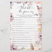 野草花婿は何と言ったブライダルシャワー (正面)