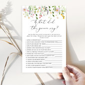 野草花婿は何と言ったブライダルシャワー