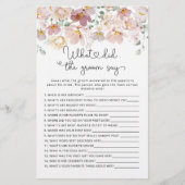 野草花婿は何と言ったブライダルシャワー (正面)