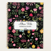 野草花柄春 プランナー手帳 (正面)