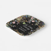 野草蝶の緑の葬儀 ペーパープレート (傾斜あり)