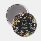 野草蝶の緑の葬儀 マグネット (正面/裏面)