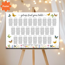 野草蝶27テーブル結婚の座席