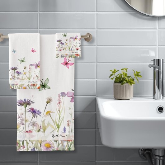 野草蝶 バスタオルセット