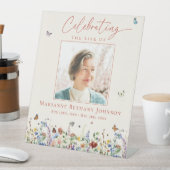 野草追悼式 台座サイン (インサイチュ)