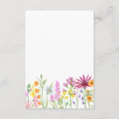 野草野の結婚願いの詩 エンクロージャーカード (裏面)