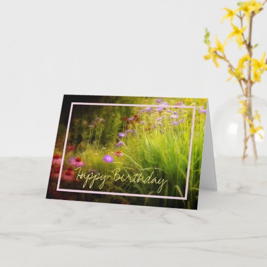 野草 カード (黄色い花)