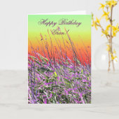 野草 カード (黄色い花)