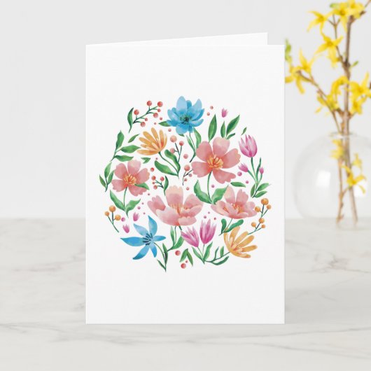 野草 カード (黄色い花)