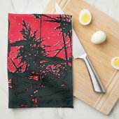 野草 キッチンタオル (四つ折り)