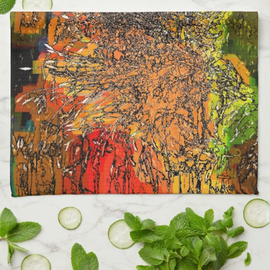 野草 キッチンタオル (折り畳み)