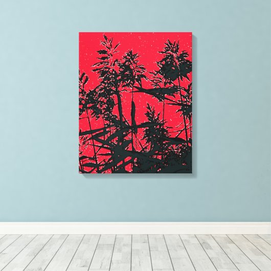 野草 キャンバスプリント (インサイチュ (ウッドフロア))