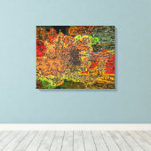 野草 キャンバスプリント (インサイチュ (ウッドフロア))