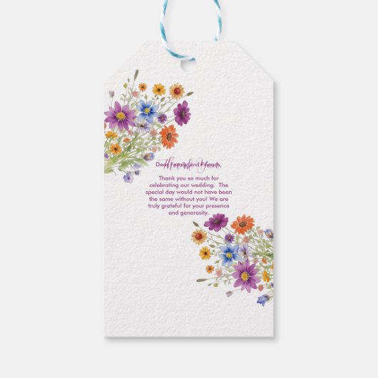 野草 ギフトタグ (裏面)