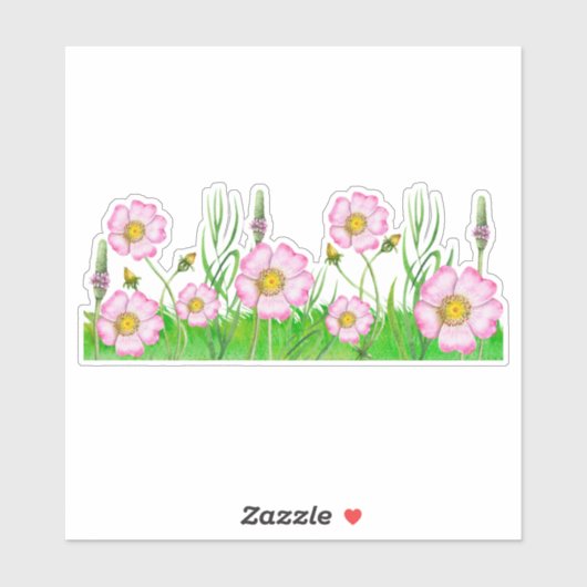 野草 シール (シート)