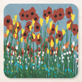 野草 スクエアペーパーコースター