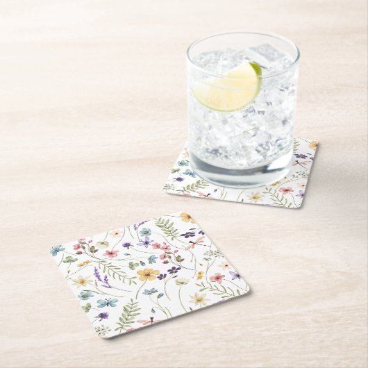 野草 スクエアペーパーコースター (インサイチュ)