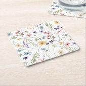 野草 スクエアペーパーコースター (アングル)