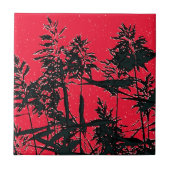 野草 タイル (正面)