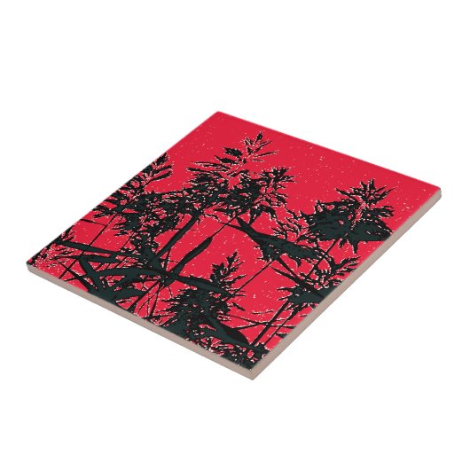 野草 タイル (側面)