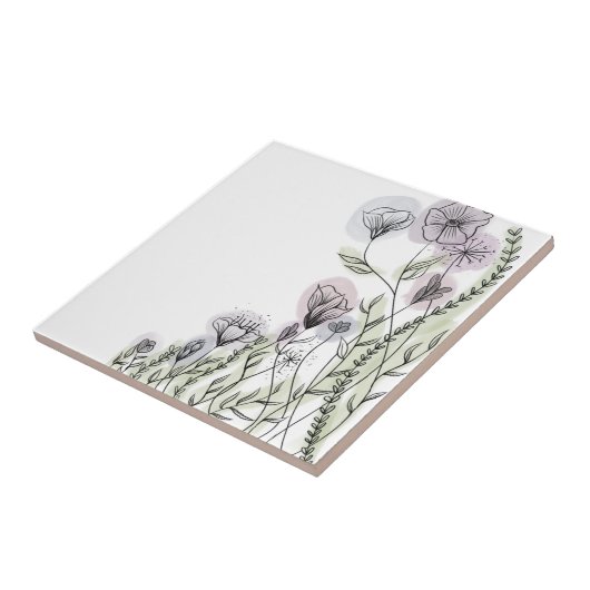 野草 タイル (側面)