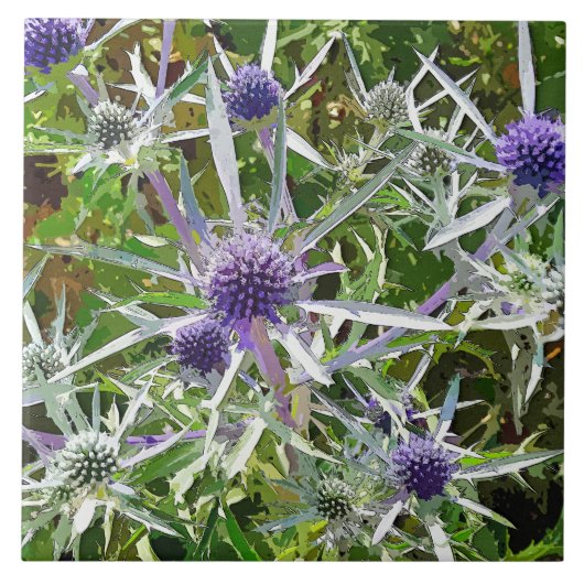 野草 タイル (正面)