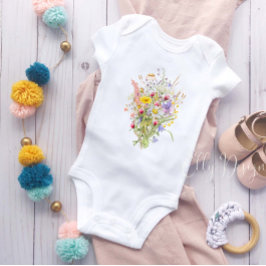 野草 ベビーボディスーツ
