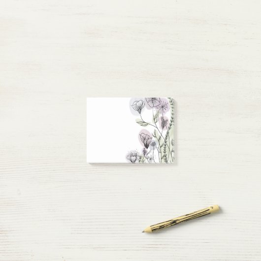 野草 ポストイット (デスク上)