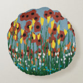 野草 ラウンドクッション (裏面)