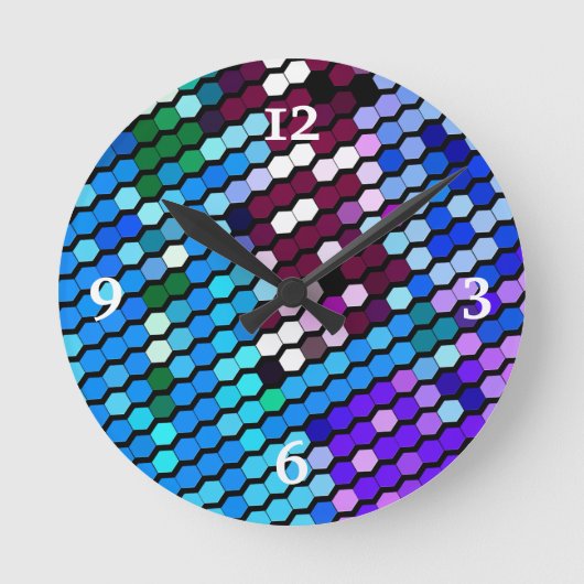 野草 ラウンド壁時計 (正面)