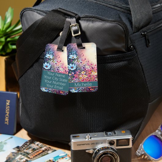 野草 ラゲッジタグ (正面&裏面)