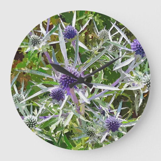 野草 ラージ壁時計 (正面)