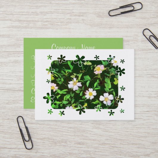 野草 名刺 (正面/裏面インサイチュ)