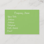 野草 名刺 (裏面)