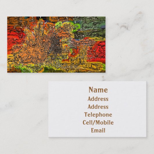 野草 名刺 (正面/裏面)