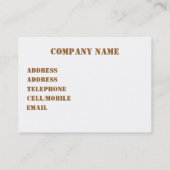 野草 名刺 (裏面)