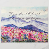 野草、神の御言葉が立つ (正面)